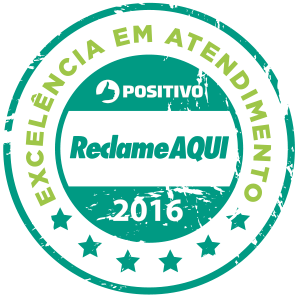 Selo Excelência em Atendimento Positivo Informática