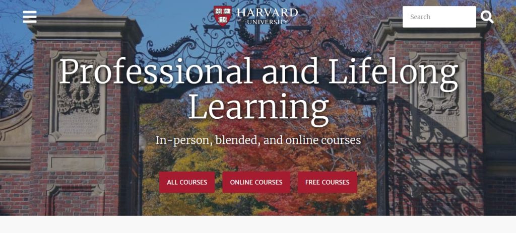 Harvard Online Courses