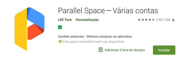 Parallel Space: saiba utilizar duas contas no WhatsApp, Facebook