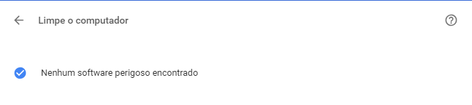 Como remover vírus do Google Chrome com o Cleanup passo 6.