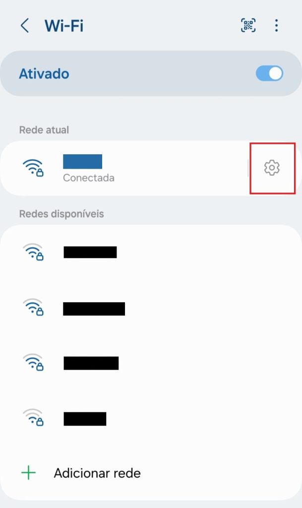 Como descobrir o IP do roteador pelo Android - passo 2.