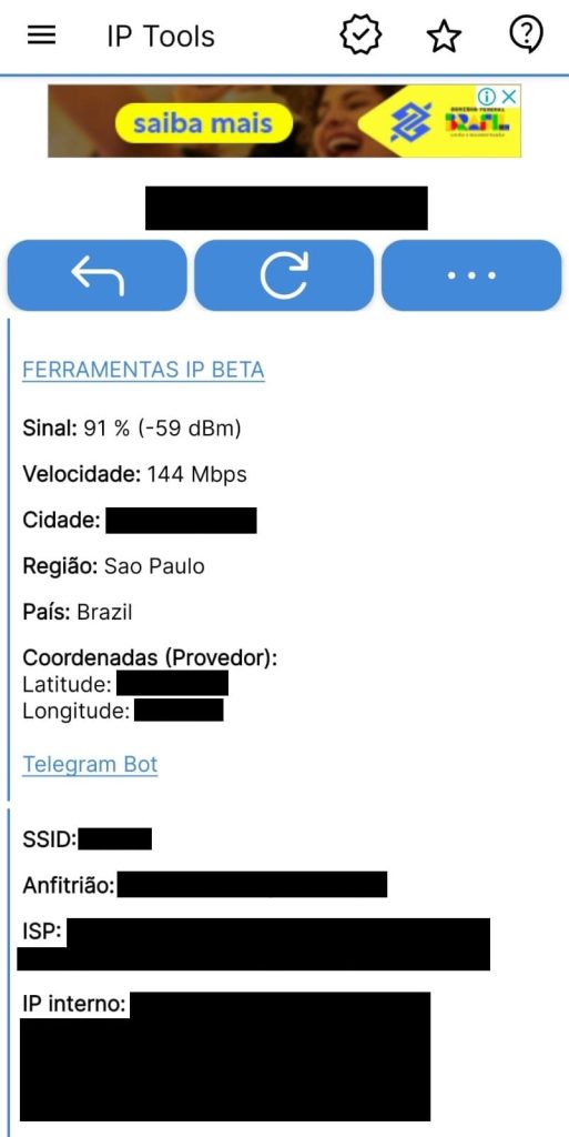 Como usar o aplicativo Ferramentas IP para saber se tem alguém roubando o wi-fi passo 1