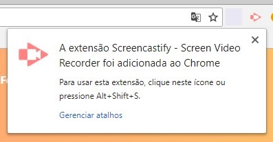 Como instalar e usar o Screencastify passo 1.2