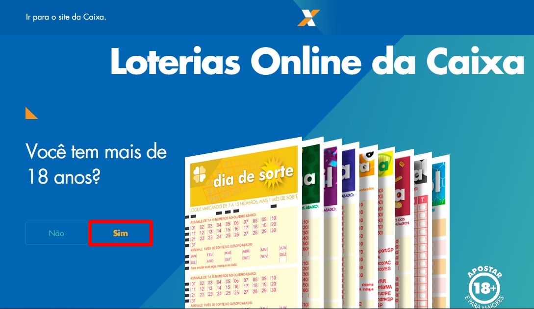 Deu problema no aplicativo de jogos de loteria online. CEF nada explica