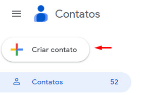 como adicionar contatos no WhatsApp Web pela conta Google passo 2