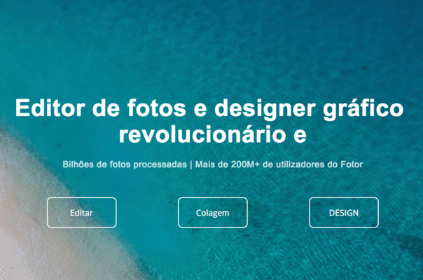 Fotor, editor de fotos online e gratuito.