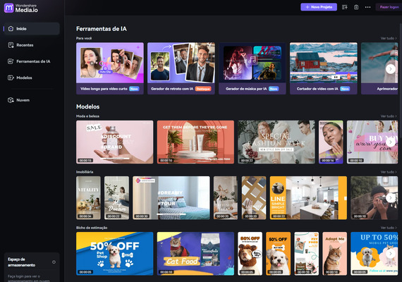 Media.io, editor de foto online e gratuito.