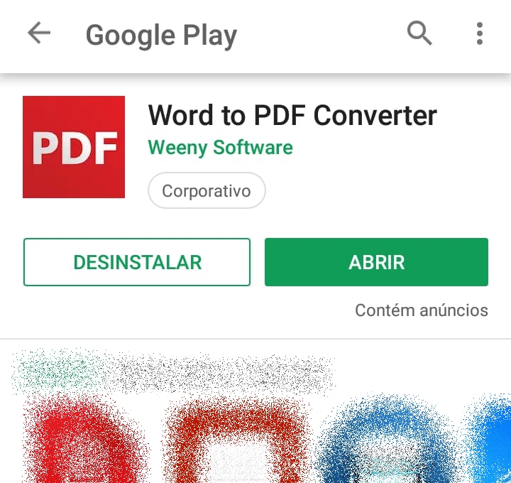 como converter arquivos do Word para PDF no Android