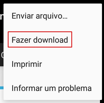 como converter arquivos do Word para PDF no Android passo 2.2