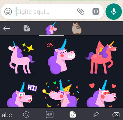 Como enviar figurinhas no WhatsApp Web? - Positivo do seu jeito