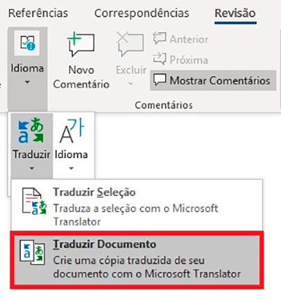 Como traduzir texto no PowerPoint