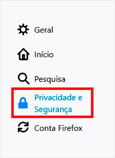 Como limpar o cache do Mozilla Firefox passo 2