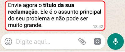 Reclame AQUI - Pois é! Para facilitar sua vida, agora é possível também  fazer reclamação pelo nosso WhatsApp. E é tudo muito fácil, igual ao site  do Reclame AQUI. Para começar, basta