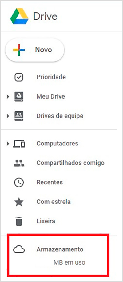 movendo arquivos no Google Drive