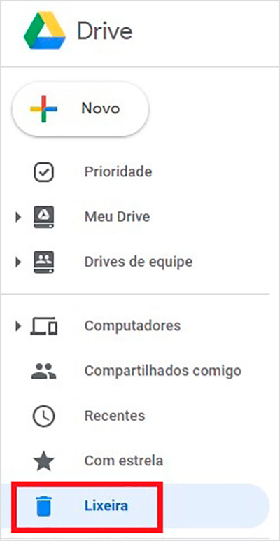 movendo arquivos no Google Drive