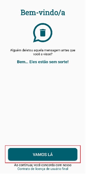 Como usar o Restory para recuperar mensagens e arquivos apagados do WhatsApp passo 1.