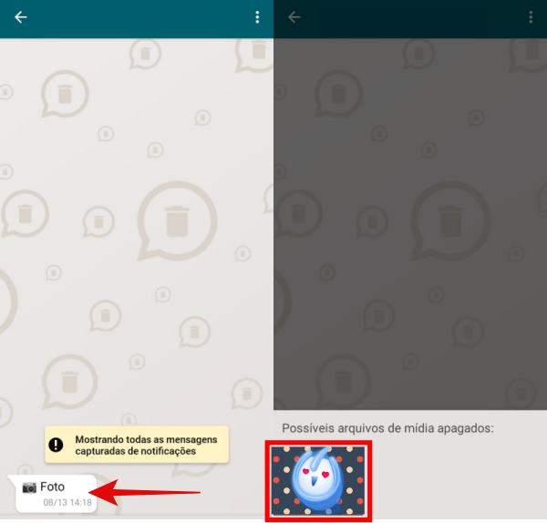 Como usar o Restory para recuperar mensagens e arquivos apagados do WhatsApp passo 6.