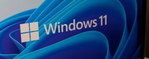 Tela inicial do Windows 11.