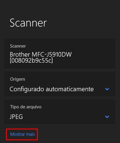 Como escanear um documento no Windows 10 passo 3
