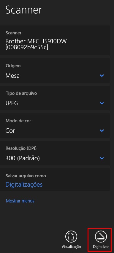 Como escanear um documento no Windows 10 passo 6