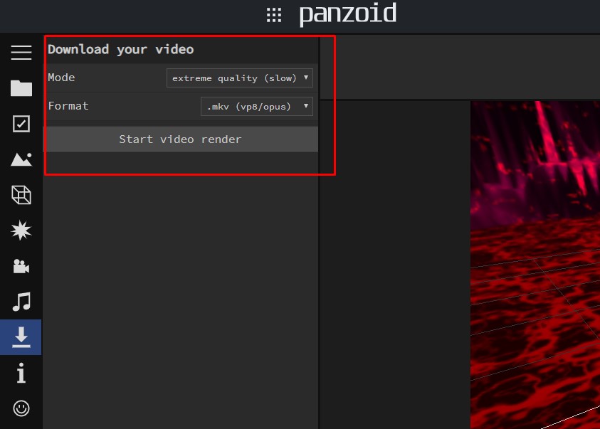 Como criar introduções gratuitamente usando o Panzoid passo 10