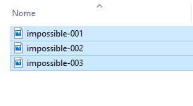 Como renomear arquivos em massa no Windows 10 passo 3.