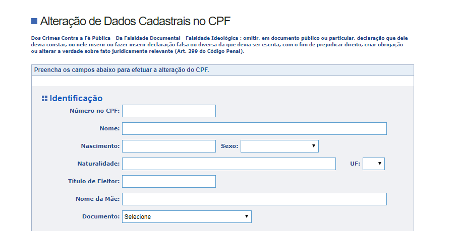 Como regularizar os dados do seu CPF passo 5