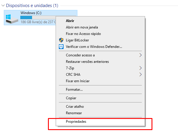 como utilizar o Chkdsk para saber se o HD está com problema passo 2