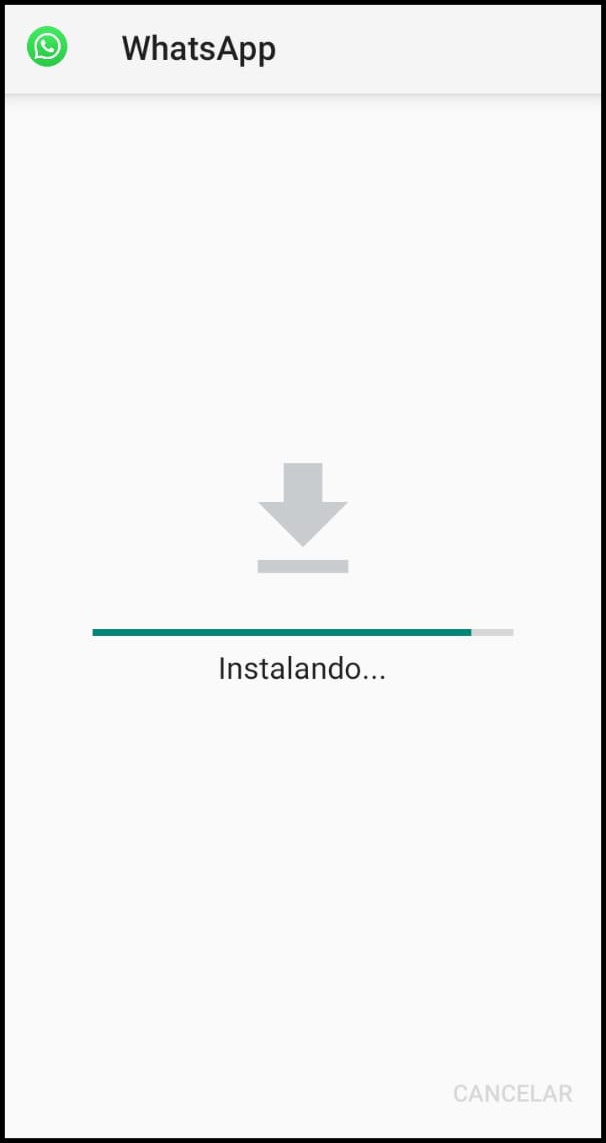 Como baixar a versão mais recente do WhatsApp Beta para Android passo 7