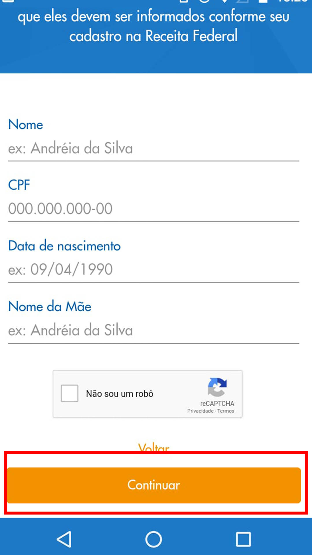 Como solicitar o Auxílio Emergencial pelo passo 4