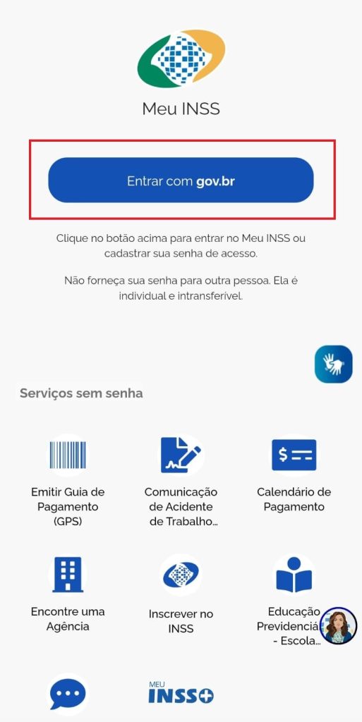 Como fazer a prova de vida pelo celular passo 2