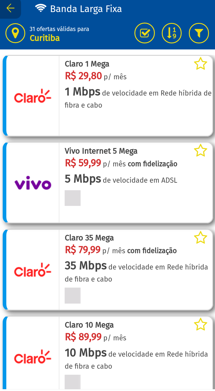 Anatel lança comparador de planos de internet, celular e TV por assinatura  - 23/07/2020 - UOL TILT