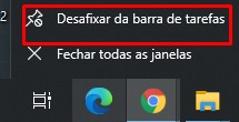 como fixar aplicativos e pastas na barra de tarefas do windows 10