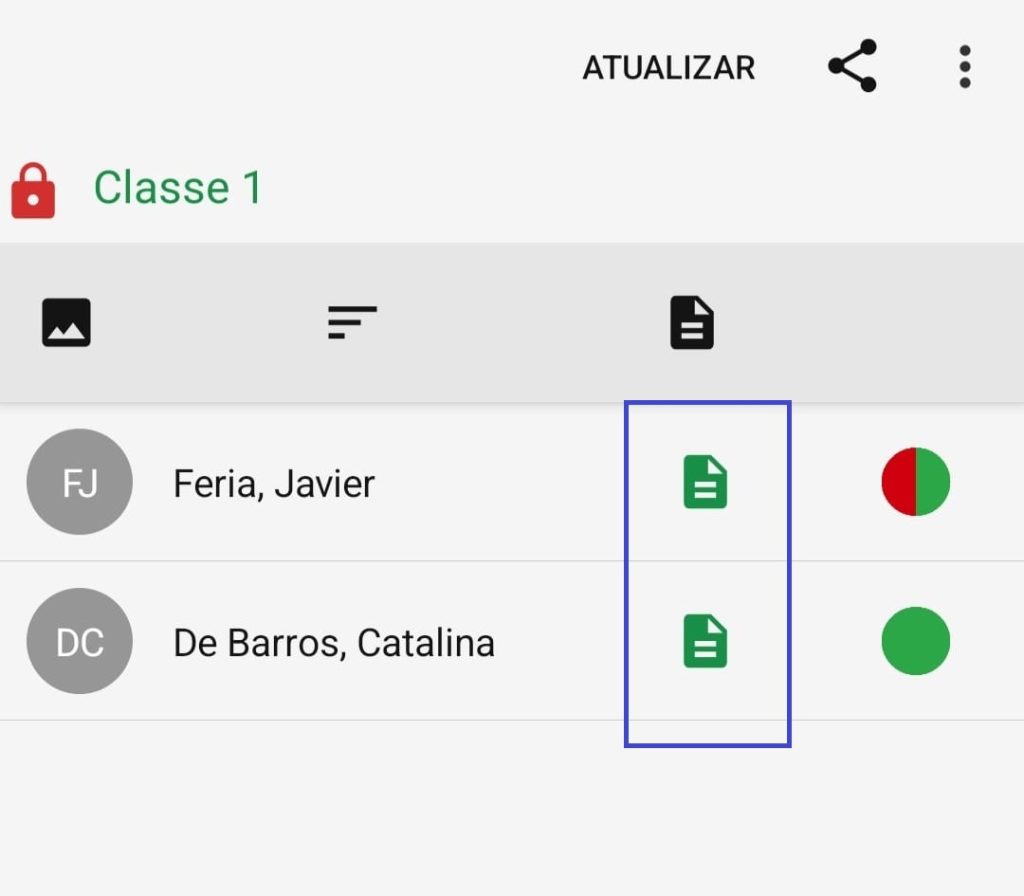 como adicionar notas de comportamento dos estudantes passo 1