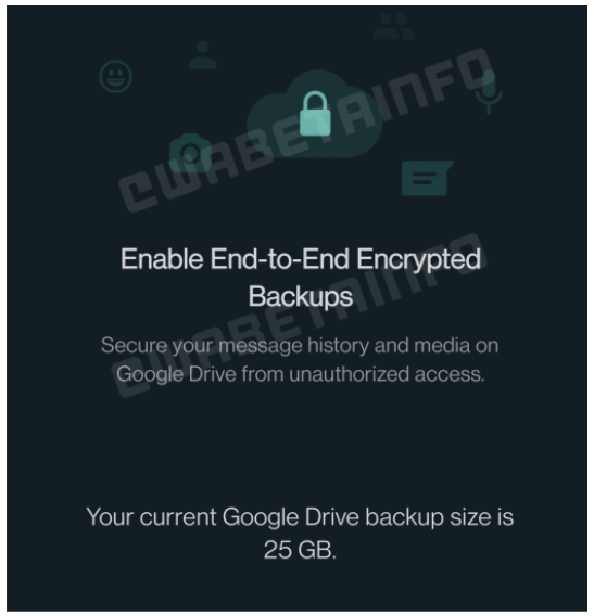 WhatsApp: novo recurso protege backup no Google Drive com senha