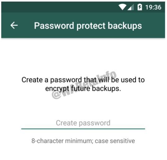 WhatsApp: novo recurso protege backup no Google Drive com senha