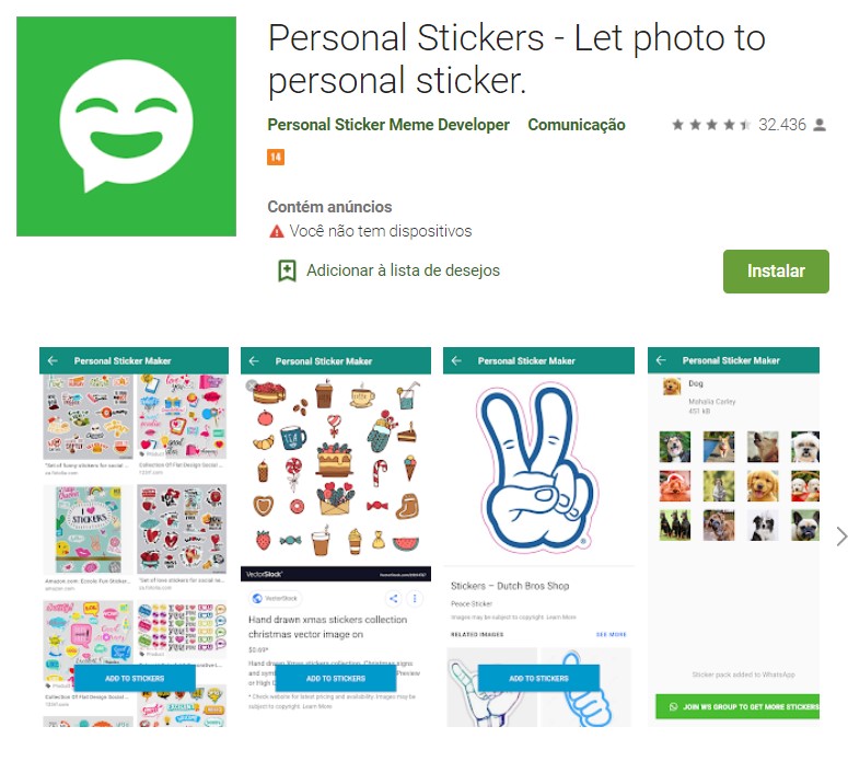 Como Fazer Figurinha do WhatsApp Grátis - Stickers Personalizados com Foto,  Imagem ou Texto FÁCIL 