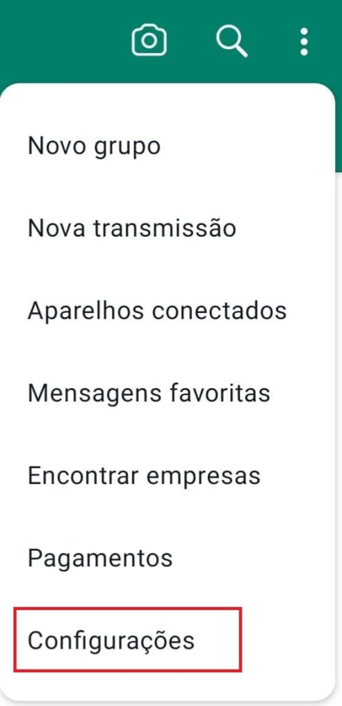 Como visualizar anonimamente o Status do WhatsApp passo 2