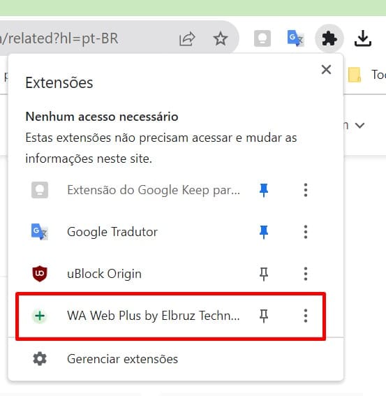 Como visualizar o Status anonimamente no WhatsApp Web passo 3