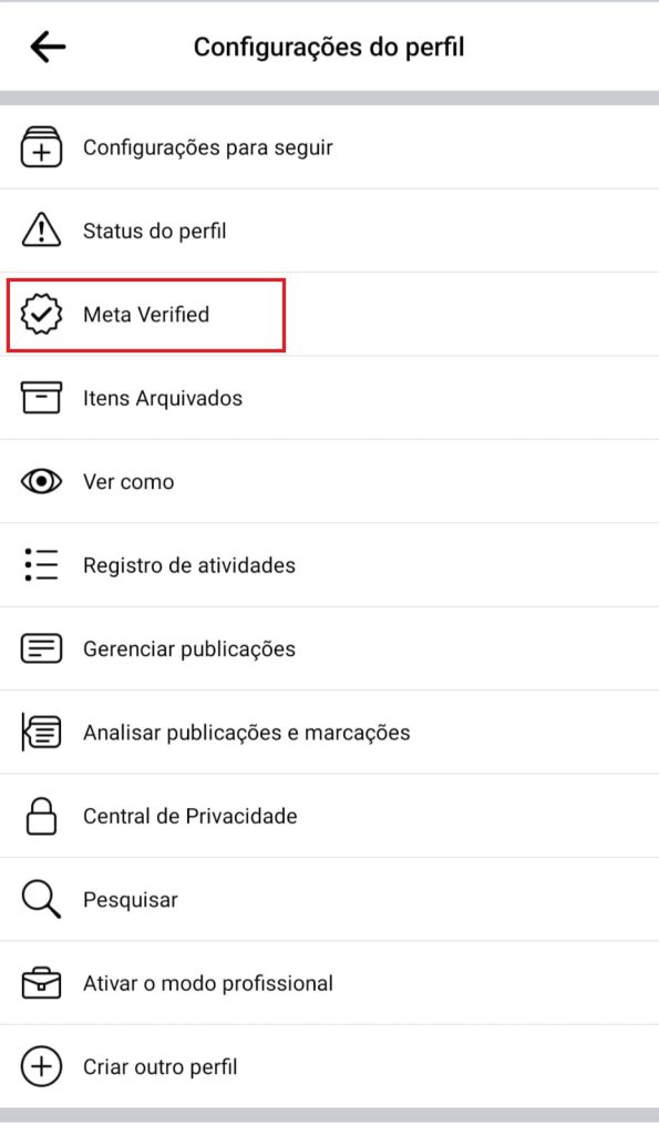 Como comprar o selo de conta verificada no Facebook passo 5