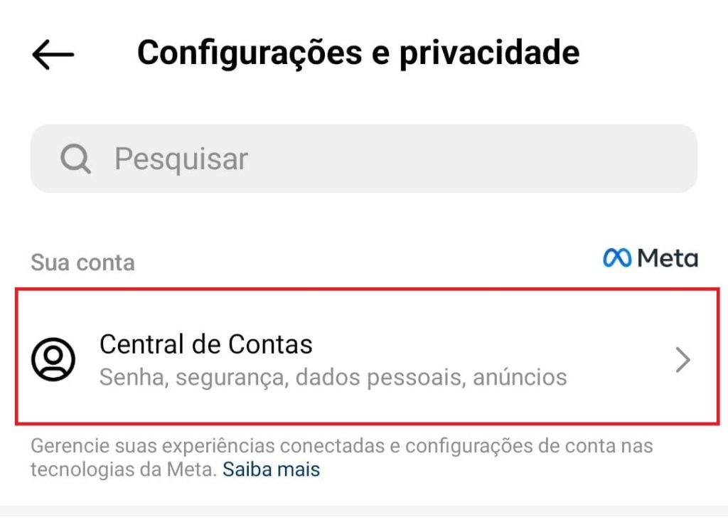 Como comprar o selo de conta verificada no Instagram passo 4