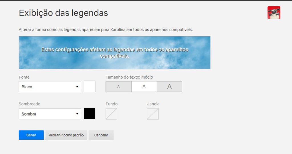 Netflix-como-mudar-tamanho-e-cor-das-legendas-passo-5