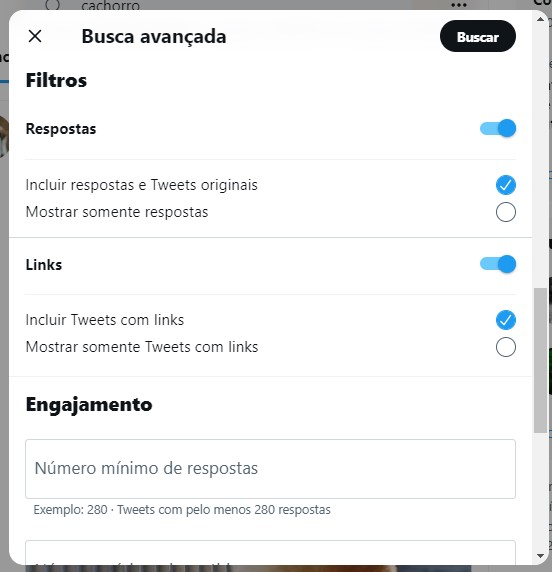 Twitter como encontrar posts específicos usando a busca avançada passo 6