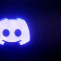 logotipo do discord em neon