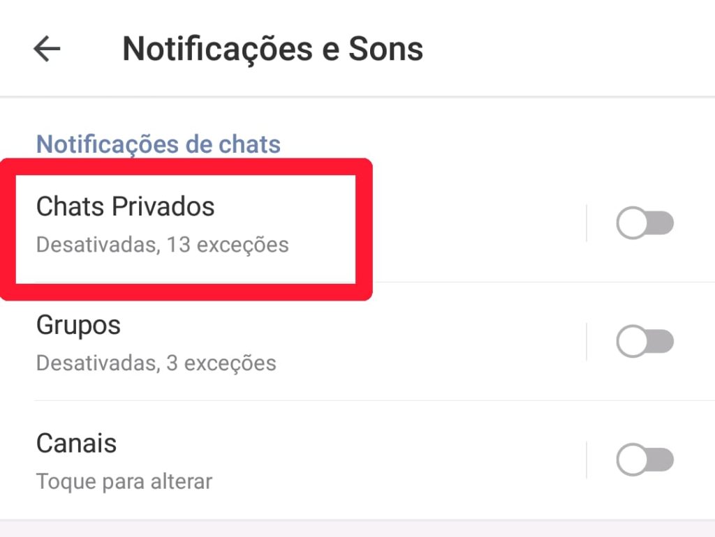 como personalizar o som das notificações passo 3