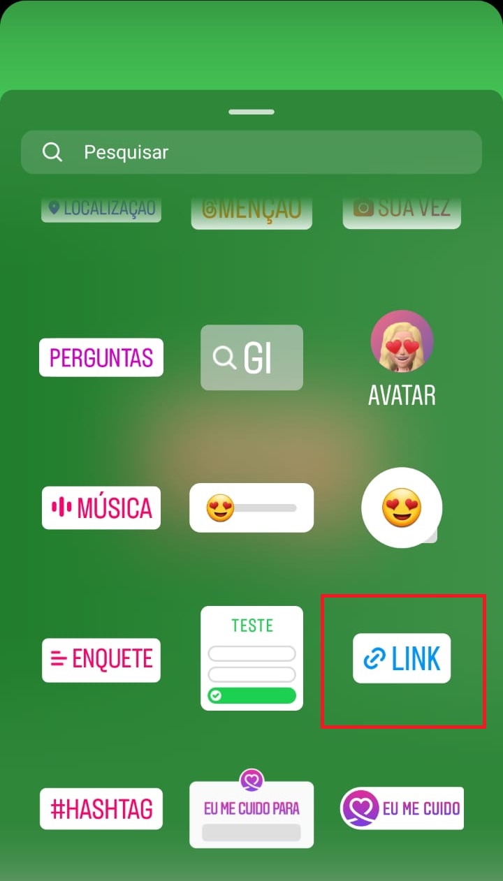 Como colocar o link do WhatsApp no Stories do Instagram Positivo do