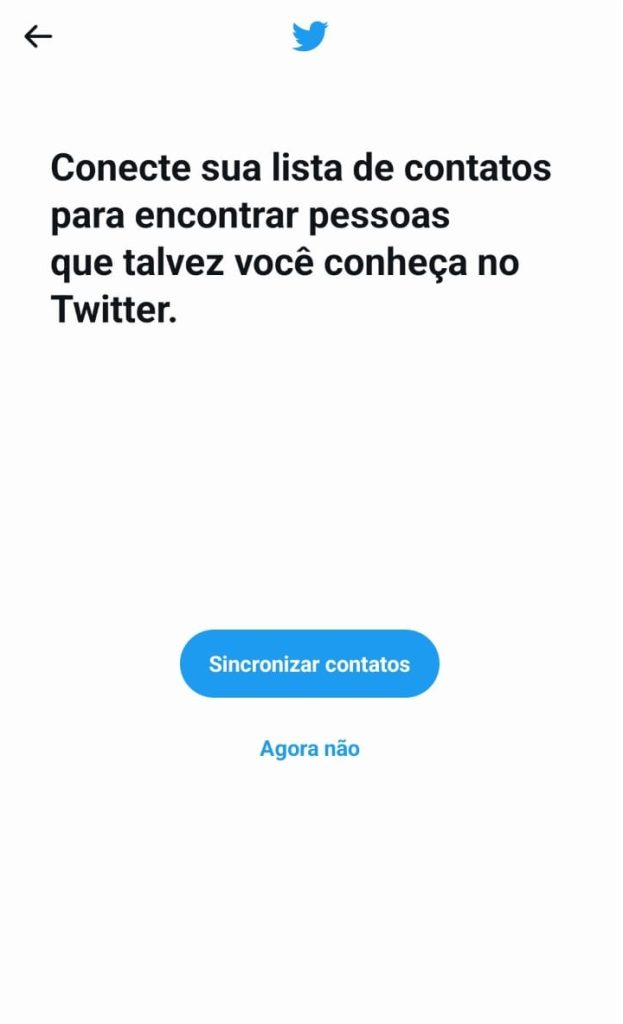 como criar uma conta no Twitter passo 10