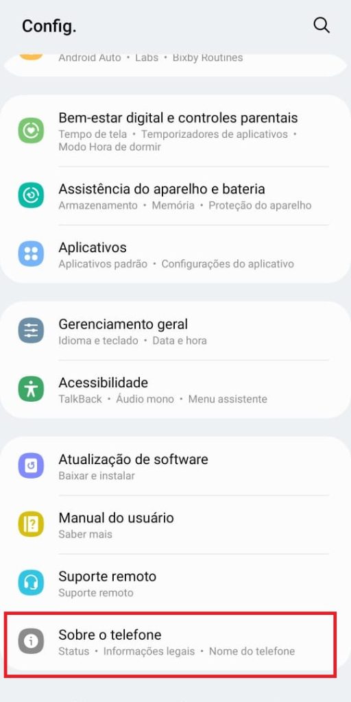 como verificar se tem atualização do Android passo 2