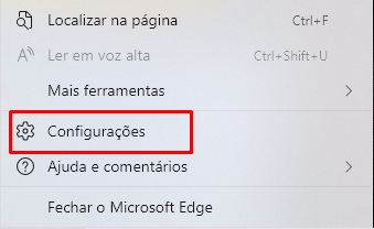 como abrir uma guia anônima no Microsoft Edge passo 1