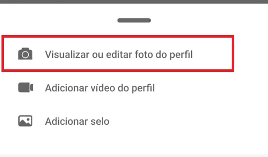 como remover a foto de perfil do LinkedIn passo 2